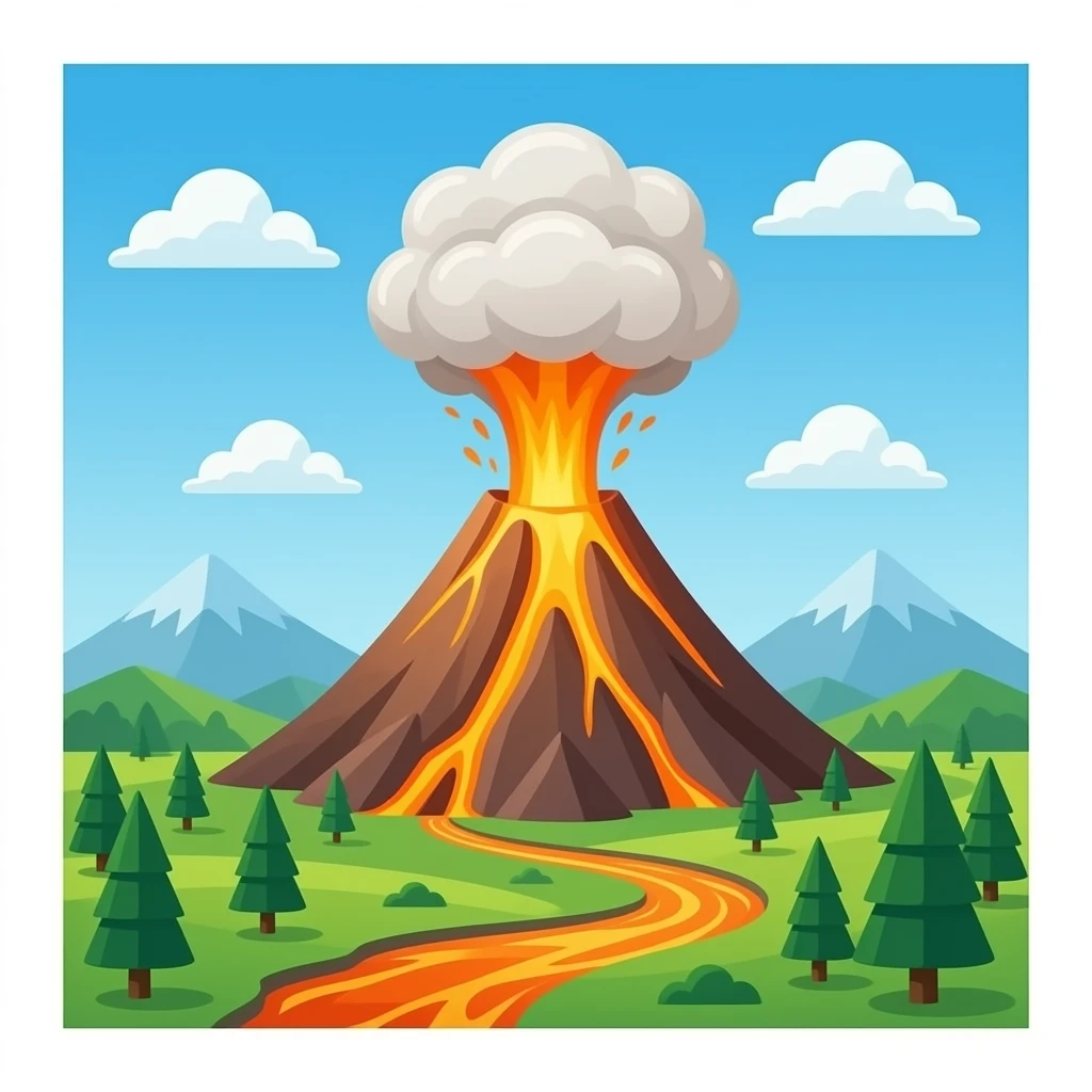 Volcano emoji