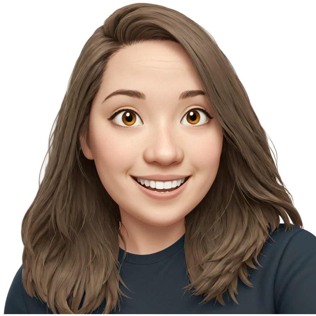 smiling girl with brown hair emoji