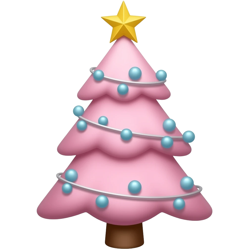 Natale rosa emoji