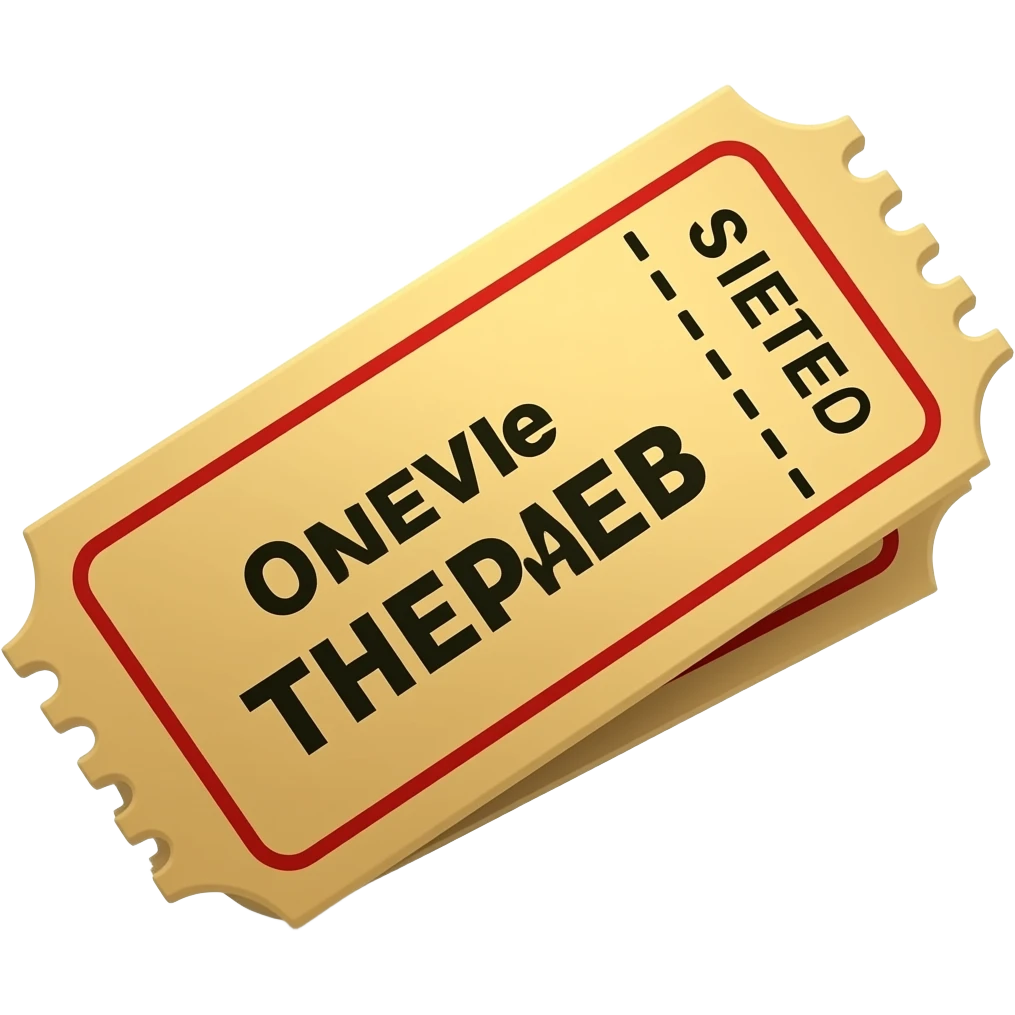 Mach ein Kino ticket Emoji im apple style emoji