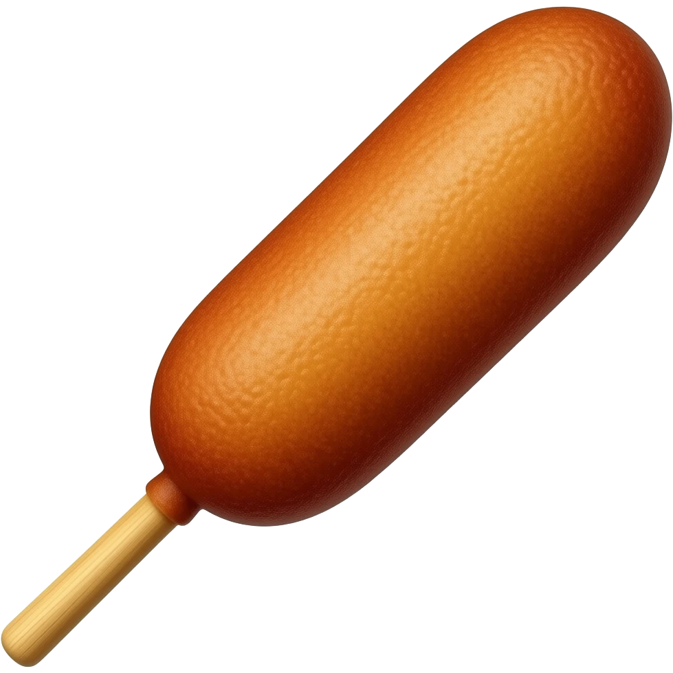 corn dog on a stick emoji