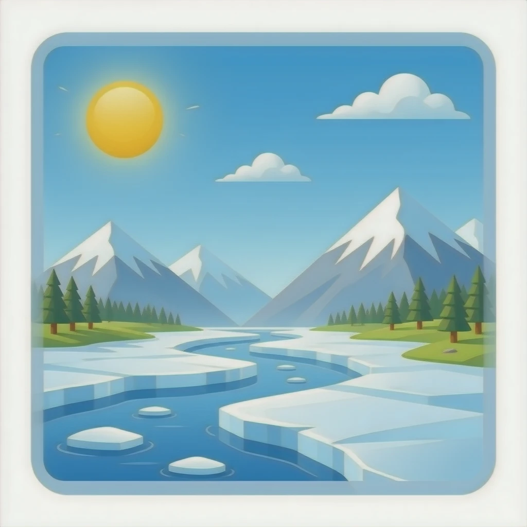 Glacier emoji