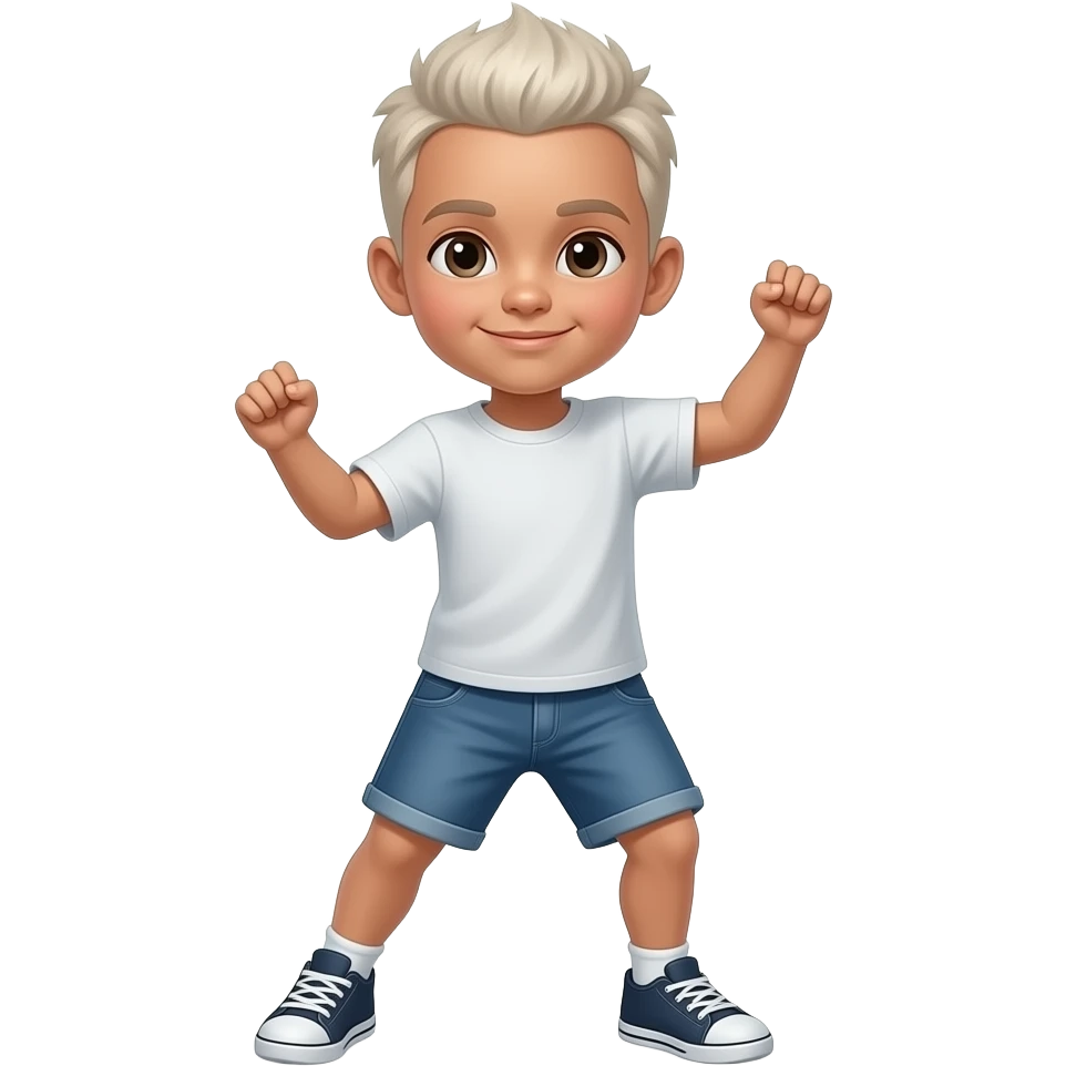 bleached kid dancing emoji