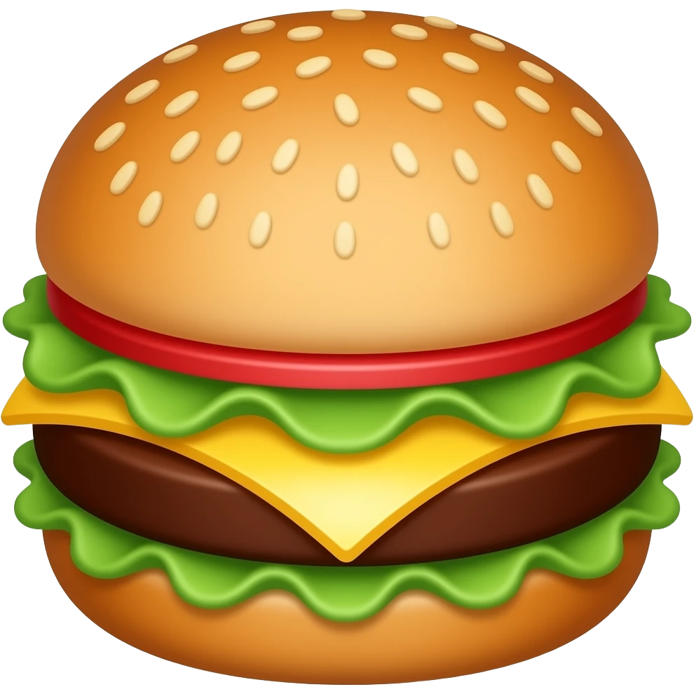 a hamburger bun only emoji