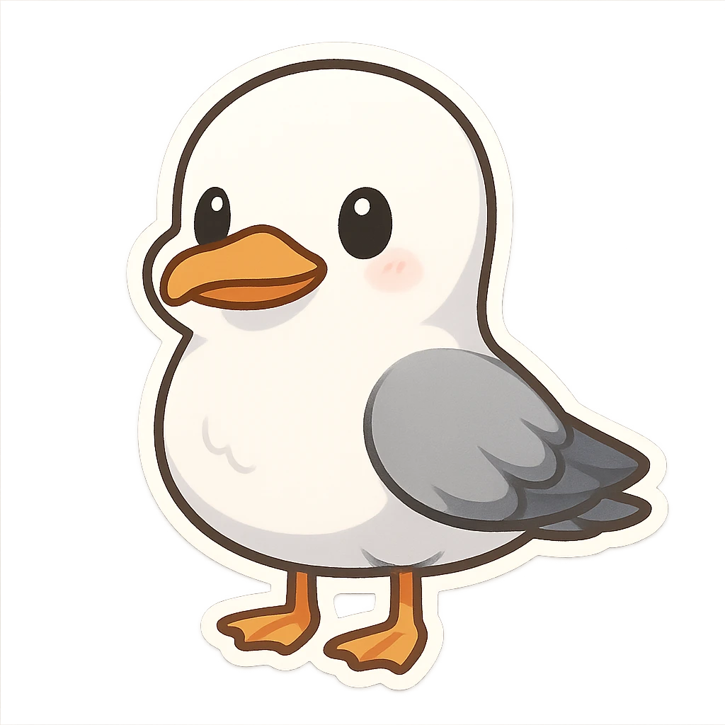 一只海鸥 emoji