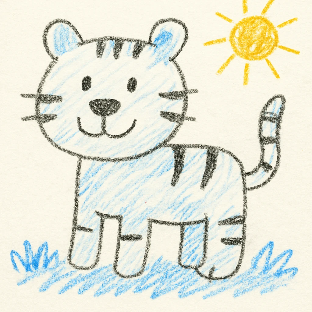 White Tiger emoji