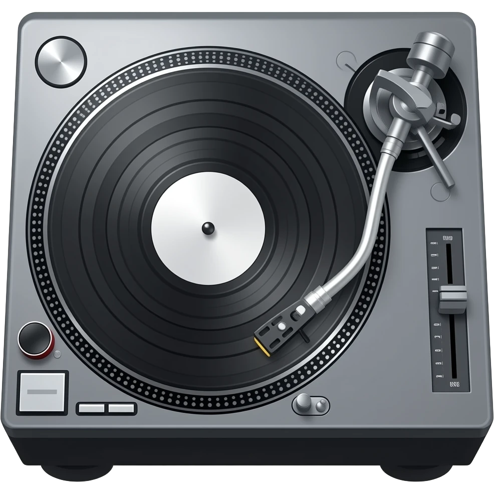New age dj turntable emoji