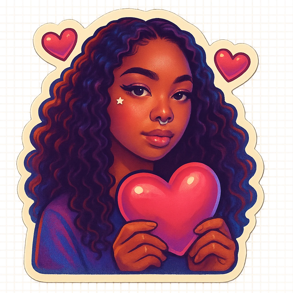 in love hearts
holding a pink heart  emoji