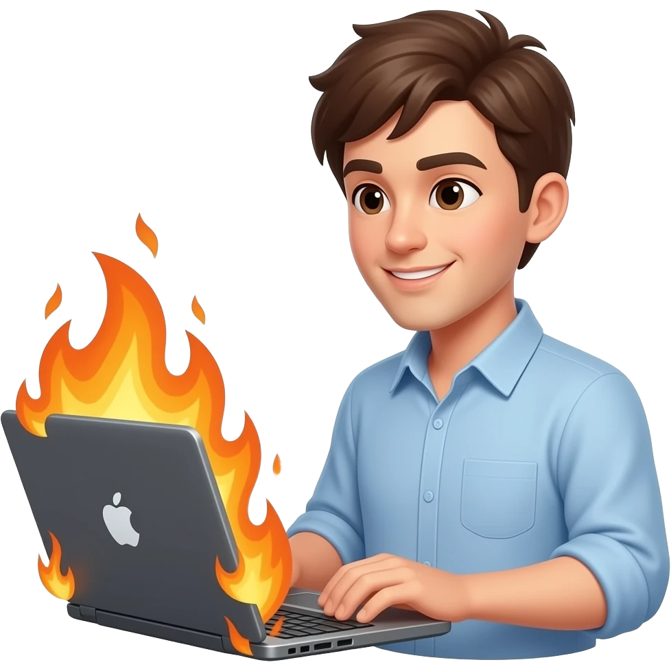 Tech burner emoji
