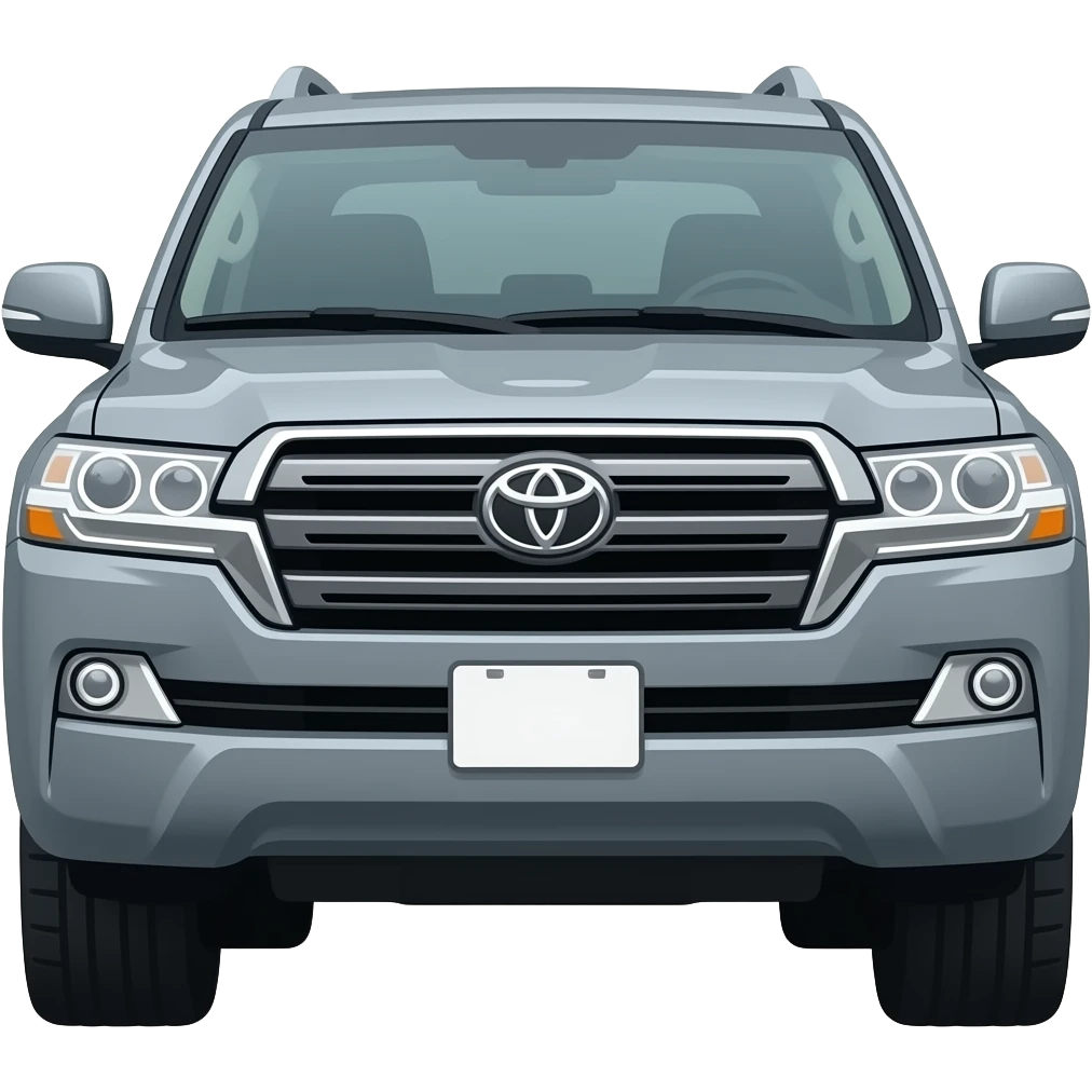 toyota landcruiser grey emoji