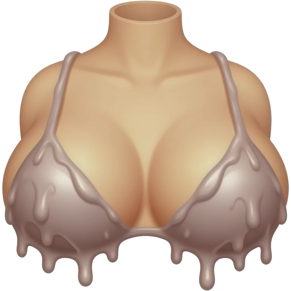 Tits covered in cum emoji