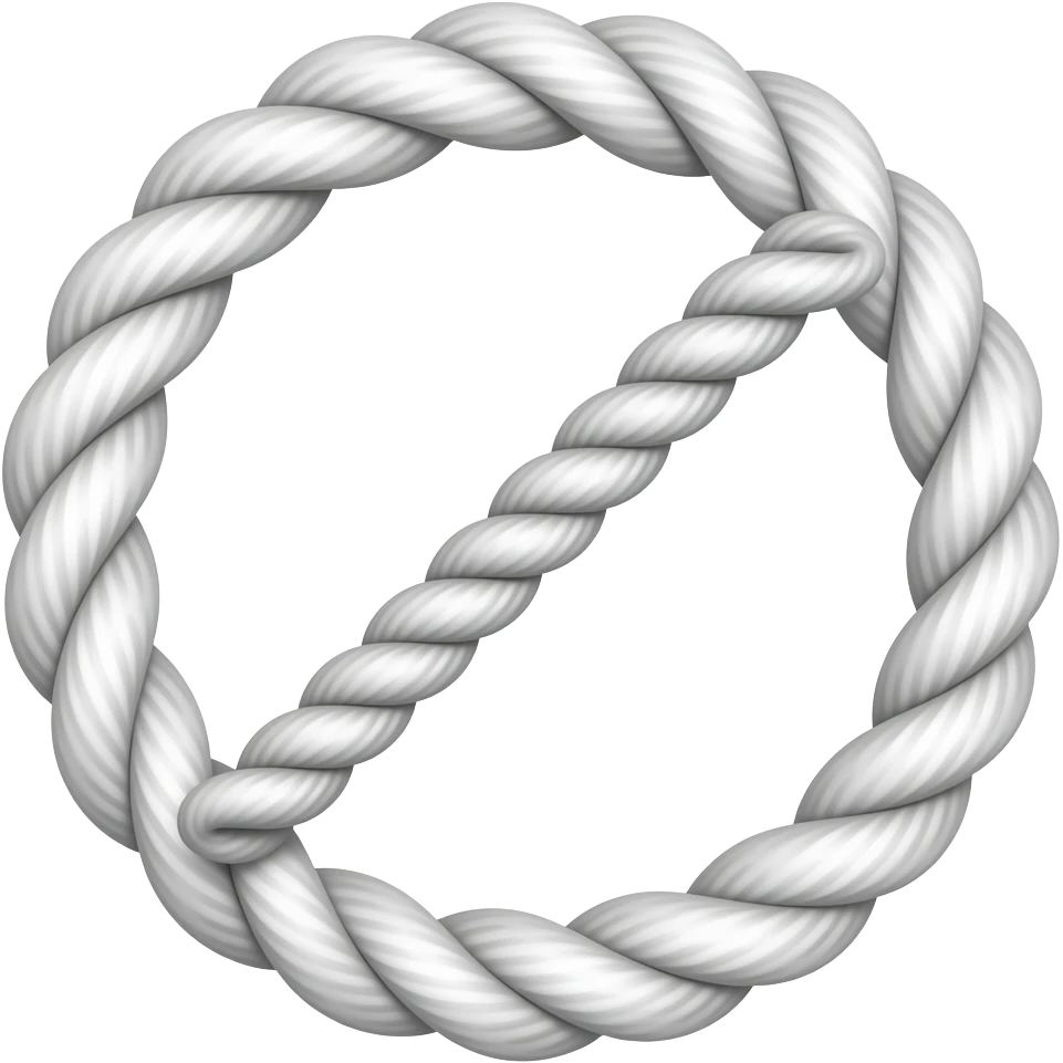 white rope emoji emoji