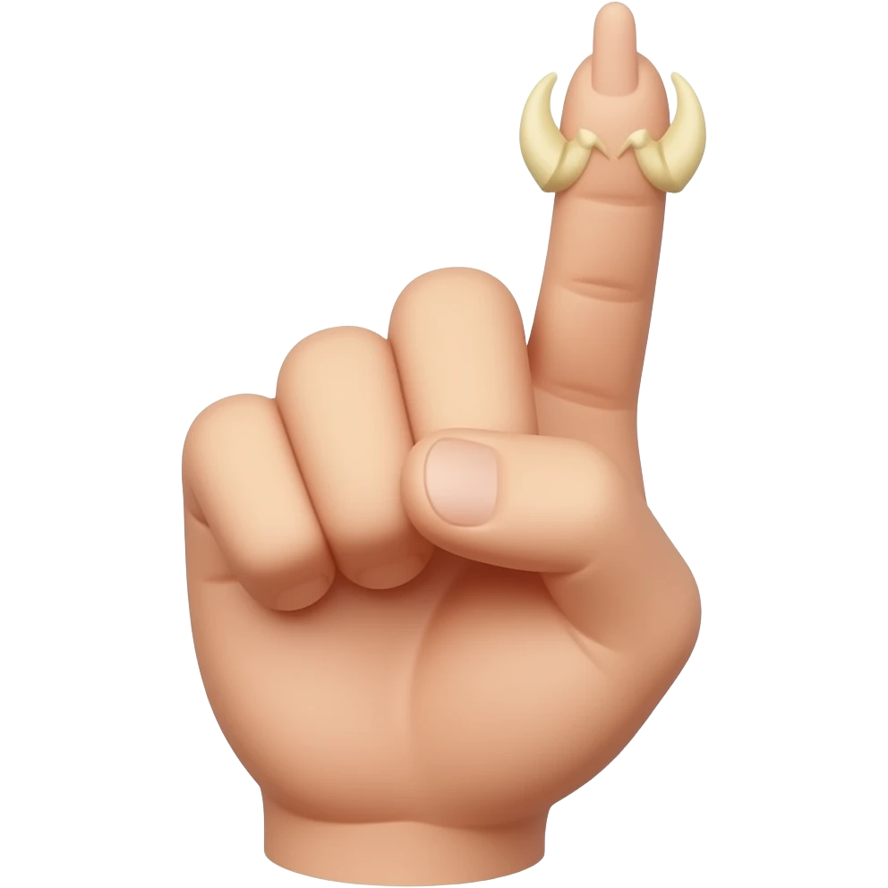 sign of the horns emoji