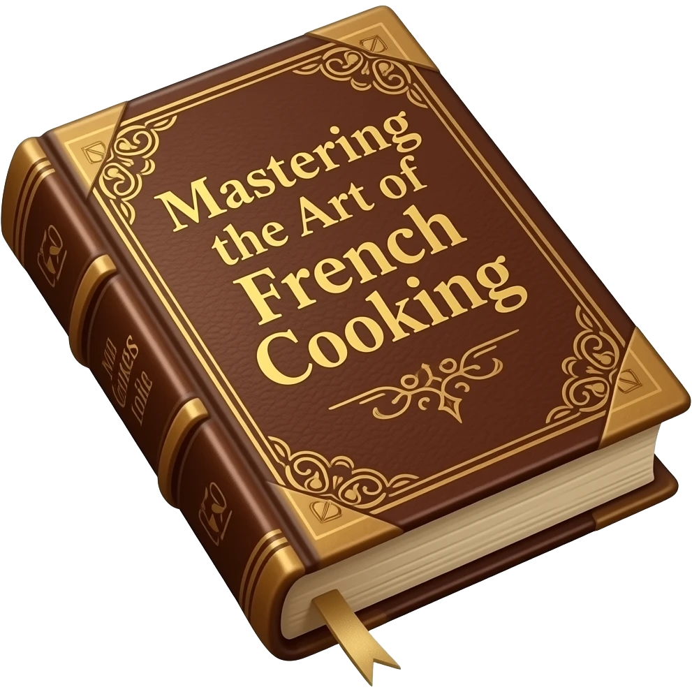 mastering the art of French cooking book emoji