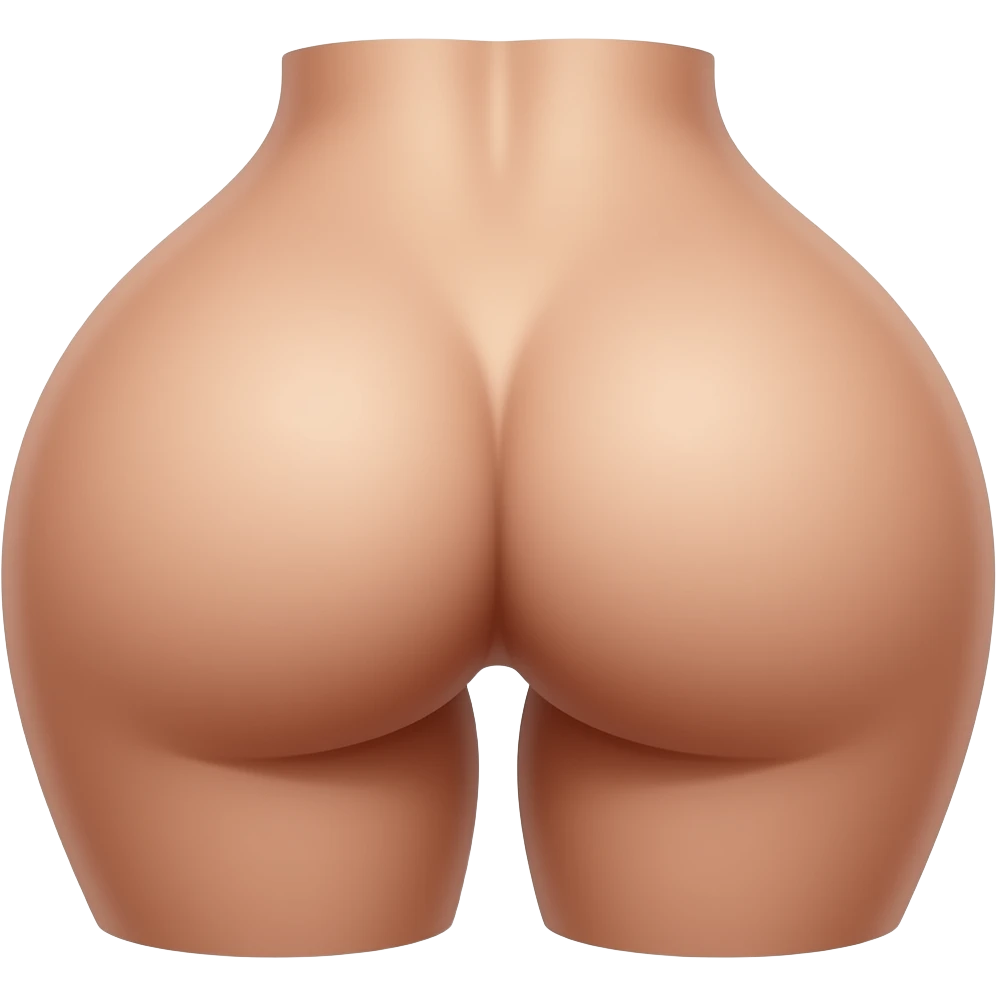 massive naked butt emoji