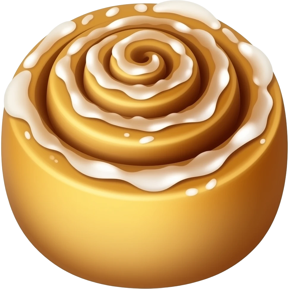 juicy cinnamon roll emoji