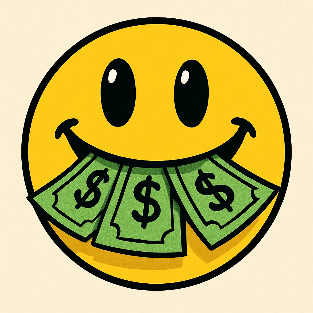 yellow face with money mouth emoji