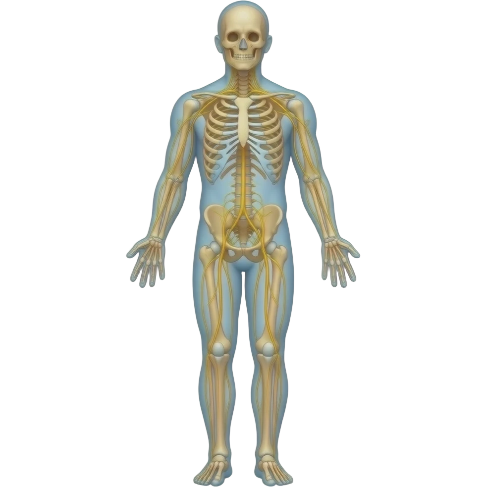 Cuerpo completo, sistema nervioso emoji