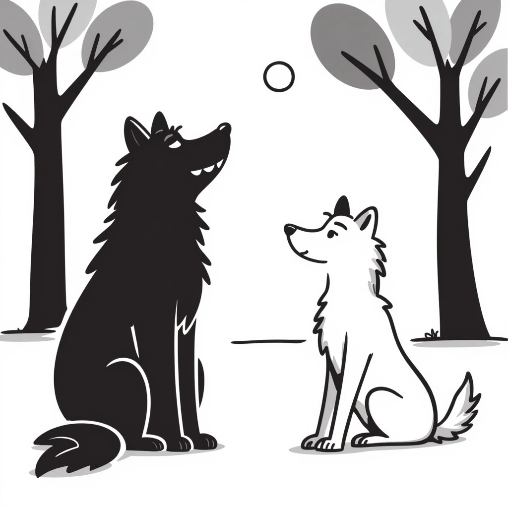 Wolf emoji