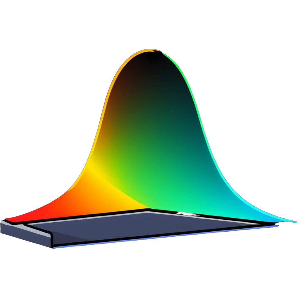 Photonic waveguide with light beam traveling through emoji