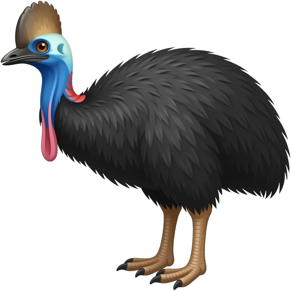 Cassowary emoji