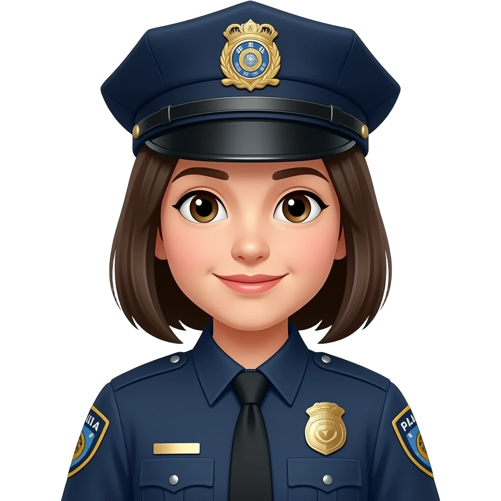 filha de policia emoji