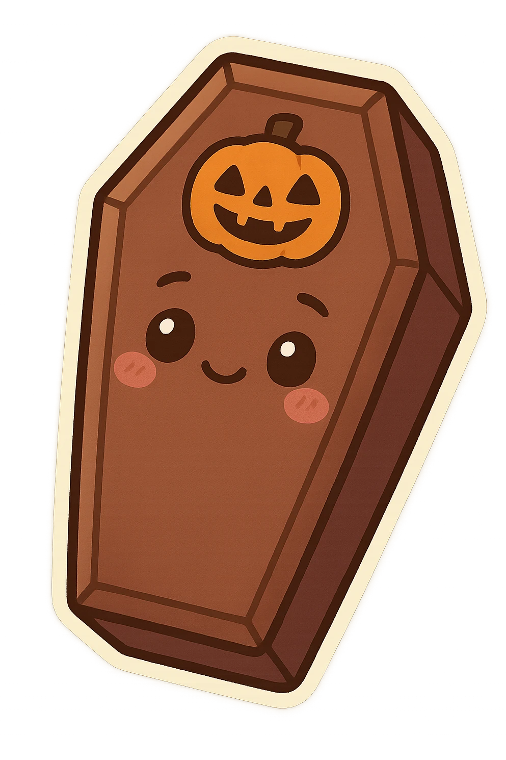 Halloween coffin , remove background emoji