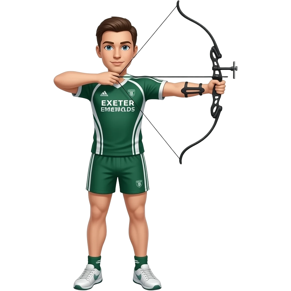 exeter emeralds competition cheer bow emoji