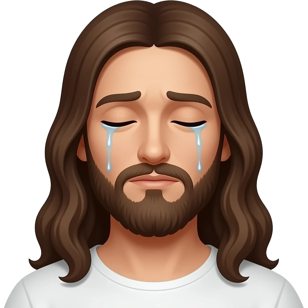 Jesus wept emoji