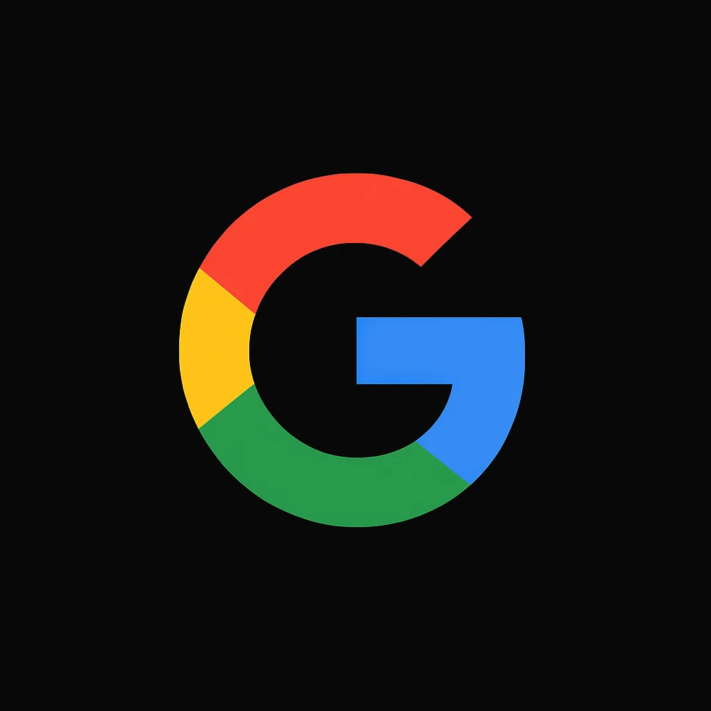 make golo of "IMAGEN 4" with googles G, black background emoji