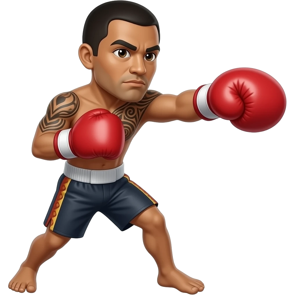 A Māori boxer or fighter emoji