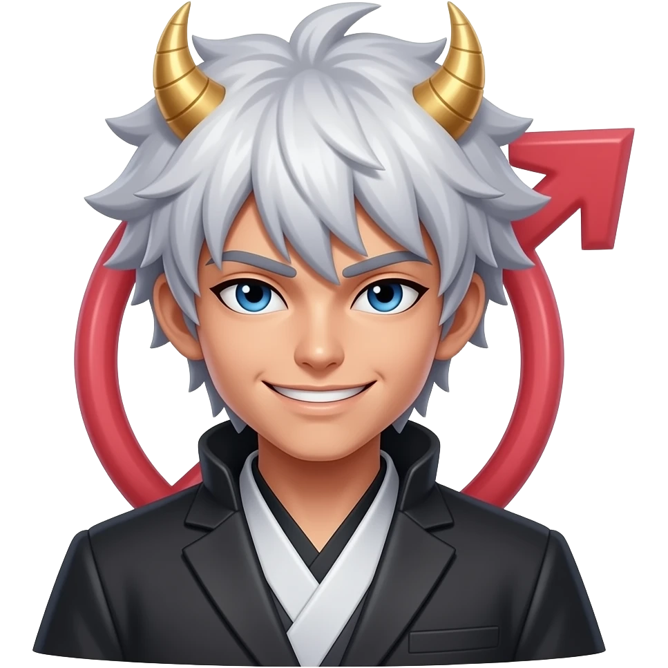 generate a emoji of ryomen sukuna from jujitsu kaisen smirking at the screen while doing the maleovolent shrine symbolgenerate a emoji of sukuna smirking at the screen while doing the maleovolent shrine symbol emoji