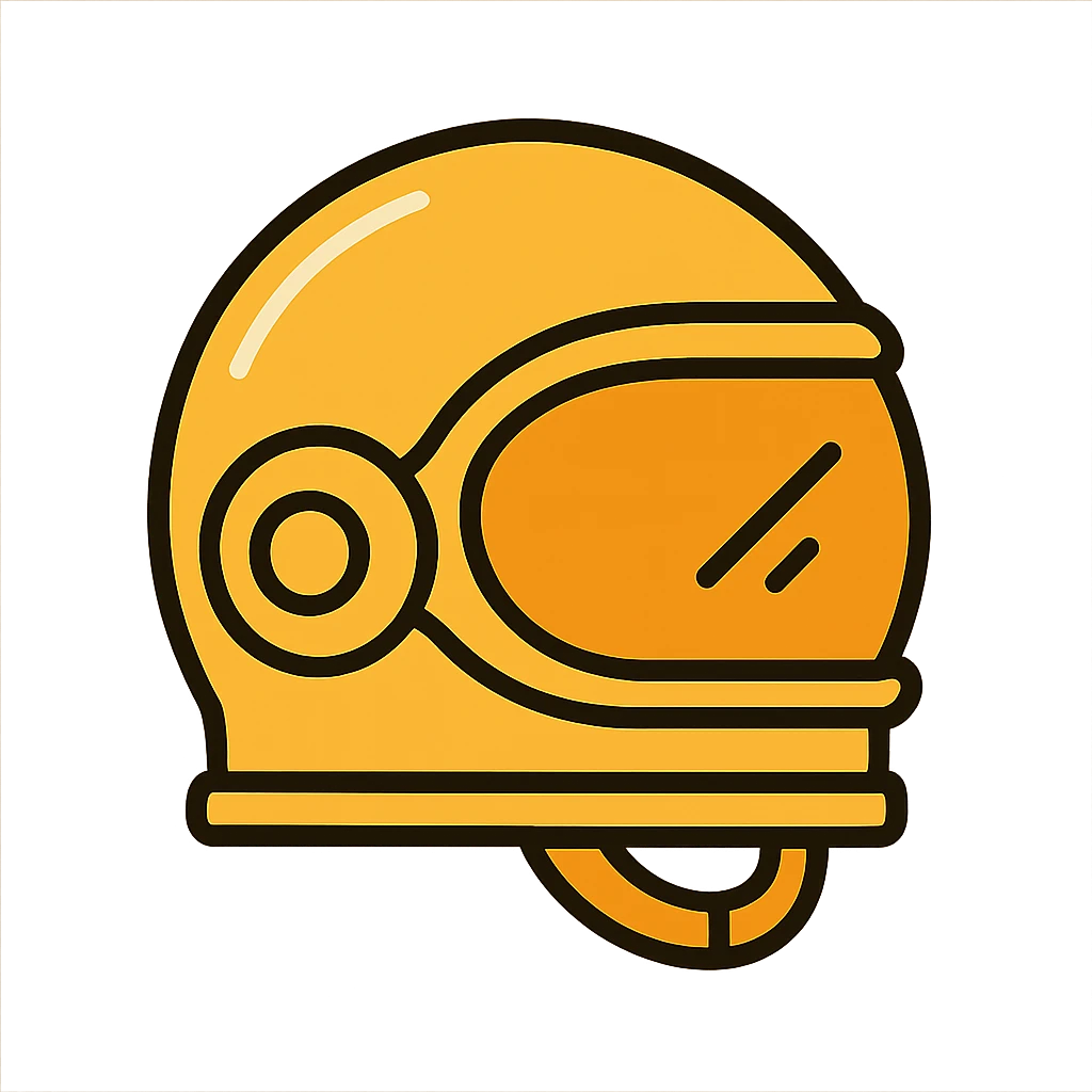 golden pilot helmet, shiny metallic gold, detailed, icon style emoji