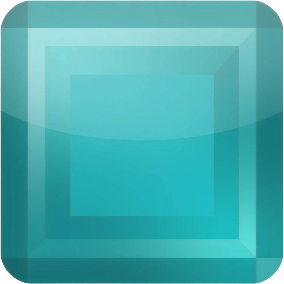 Minecraft Diamond Block 2d image emoji