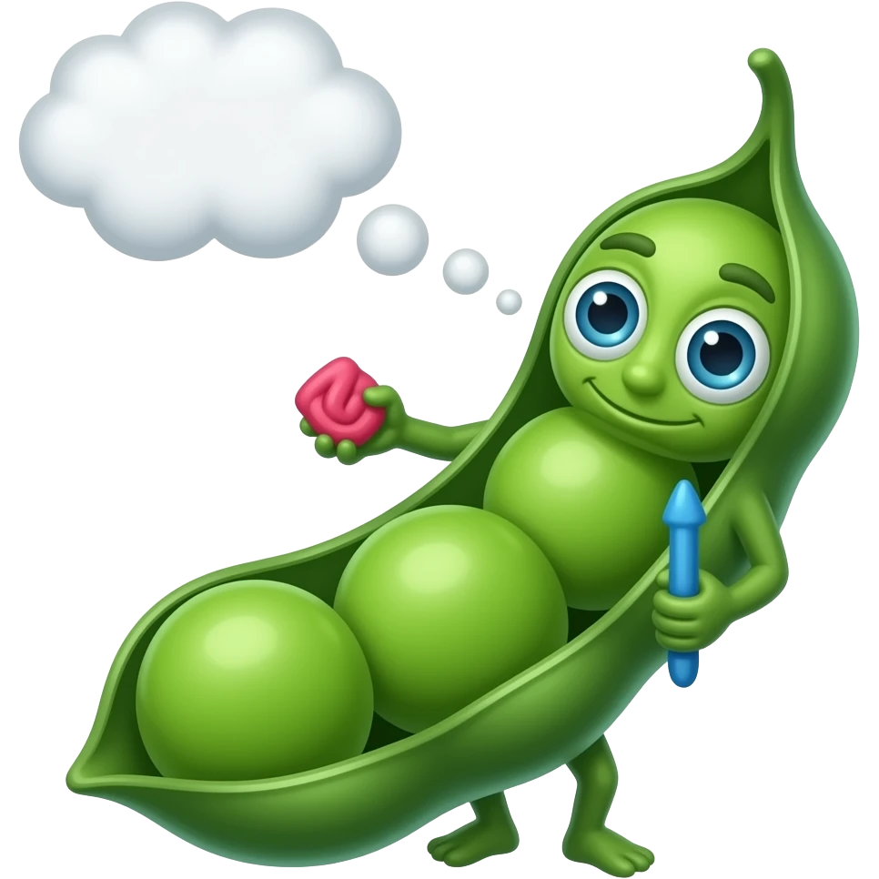 Green pea thinking putty crazy aarons emoji