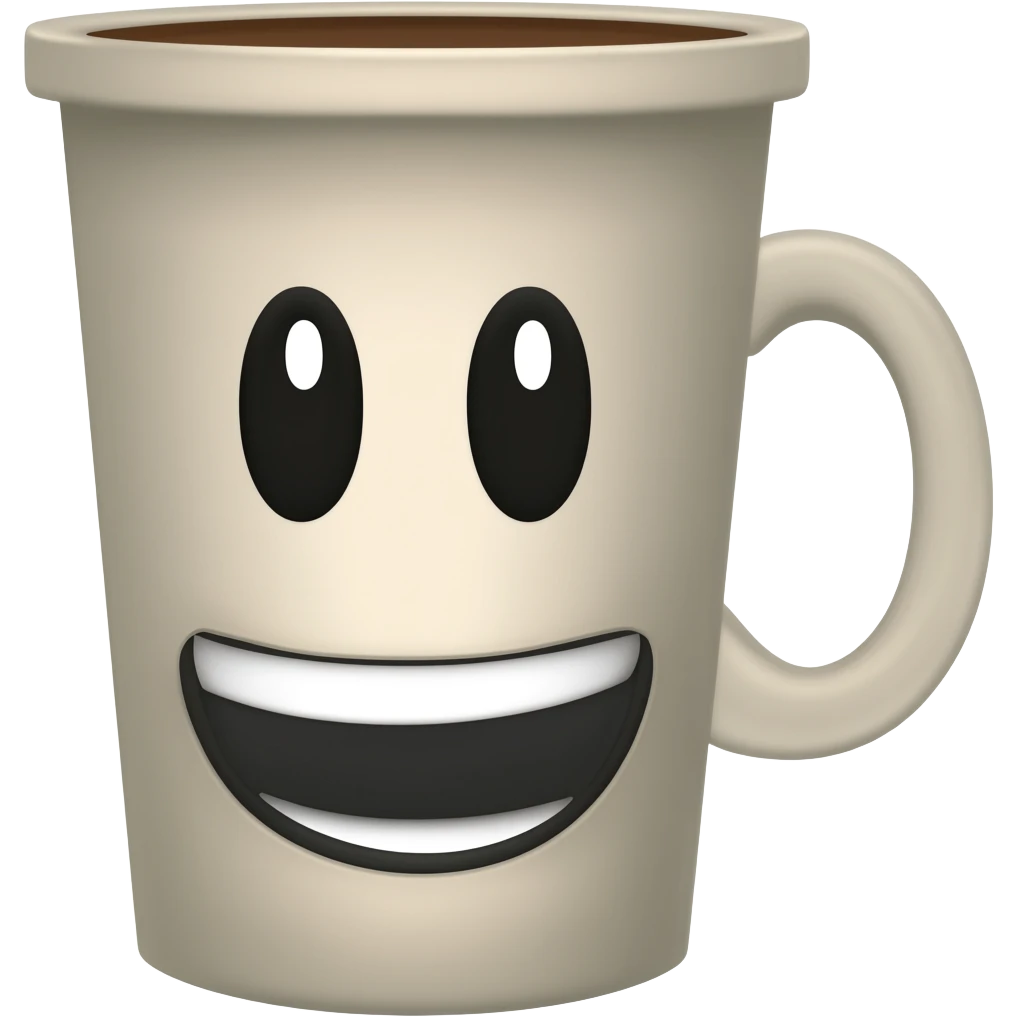 Coffee with emoji emoji