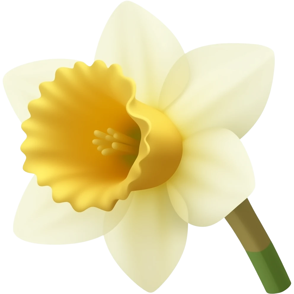 Daffodil emoji