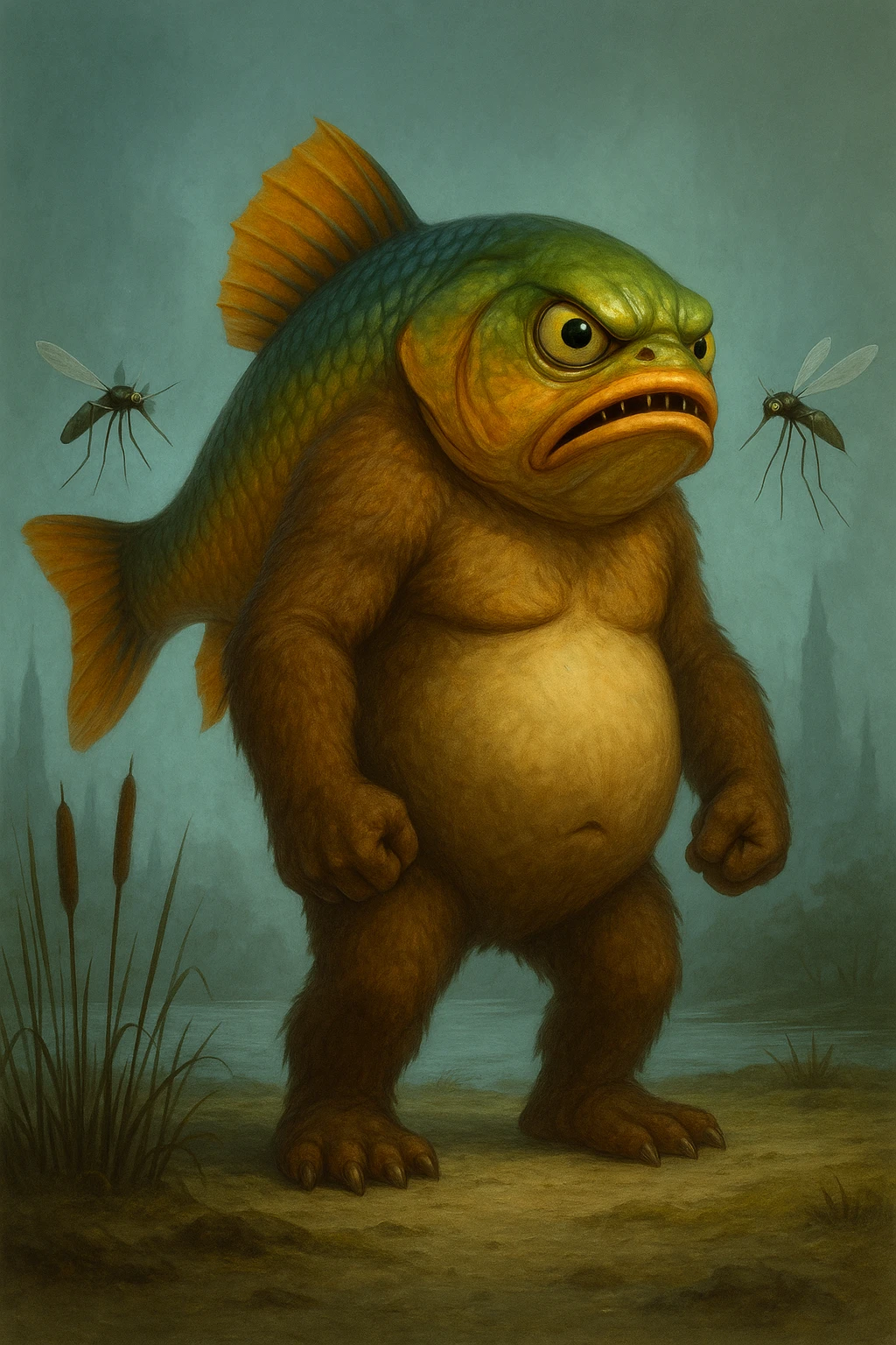 Change the expression to angry, keeping the original colors and all other details the same. emoji