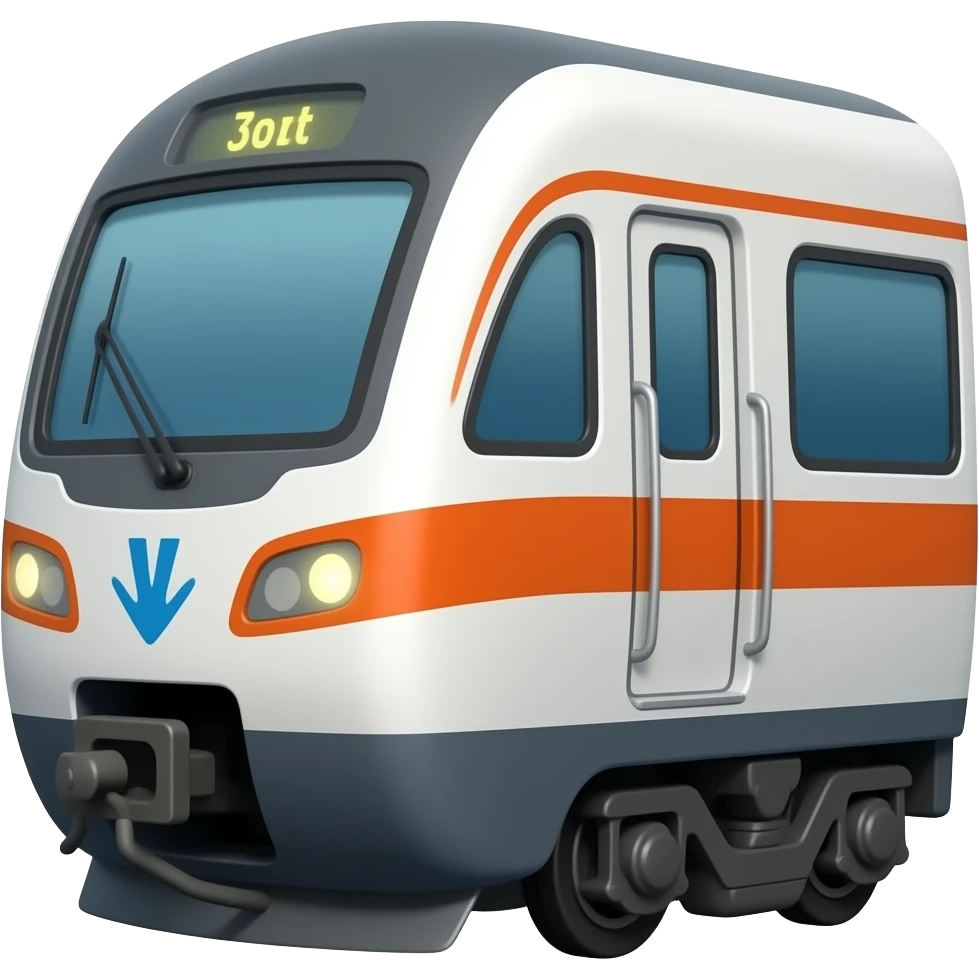 Electricity train emoji