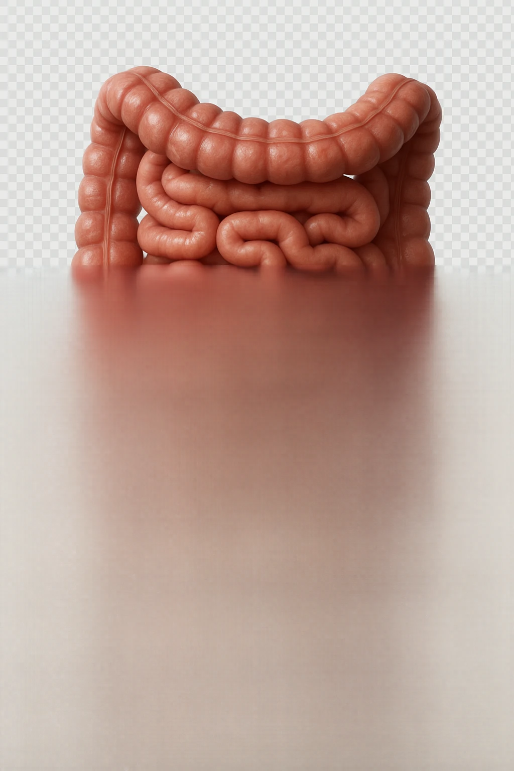 intestino e vescica solo collegati verticalmente, iperrealistico 4k emoji
