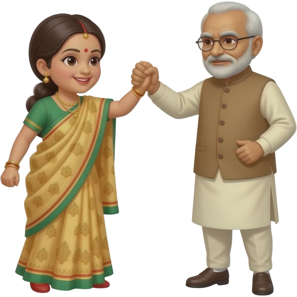 modi ji beating mamta banarjee emoji