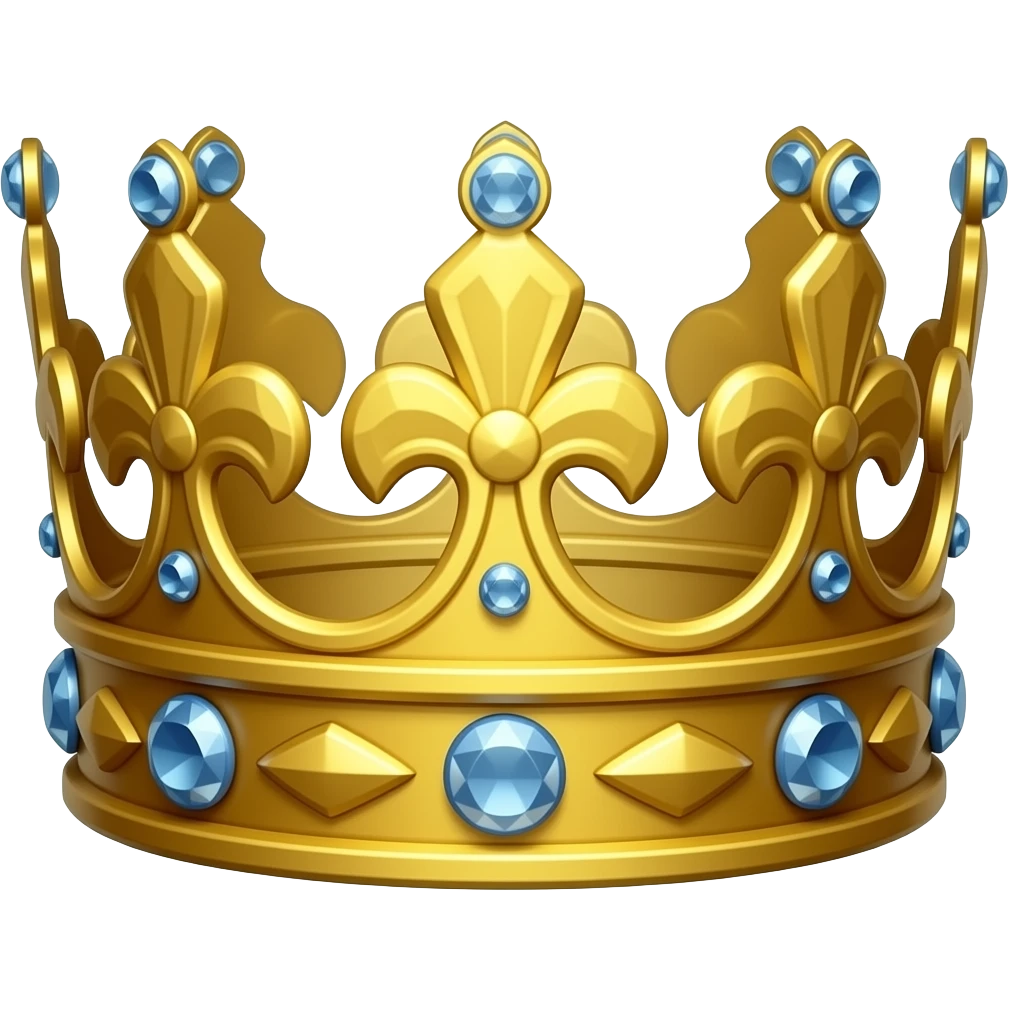 Corona laureada imperial de oro y diamantes del dios Emperador de Warhammer 40k emoji