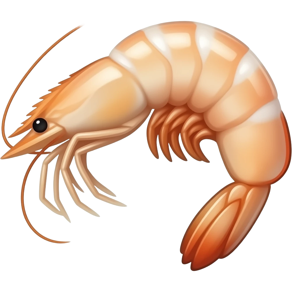 freshwater prawns emoji
