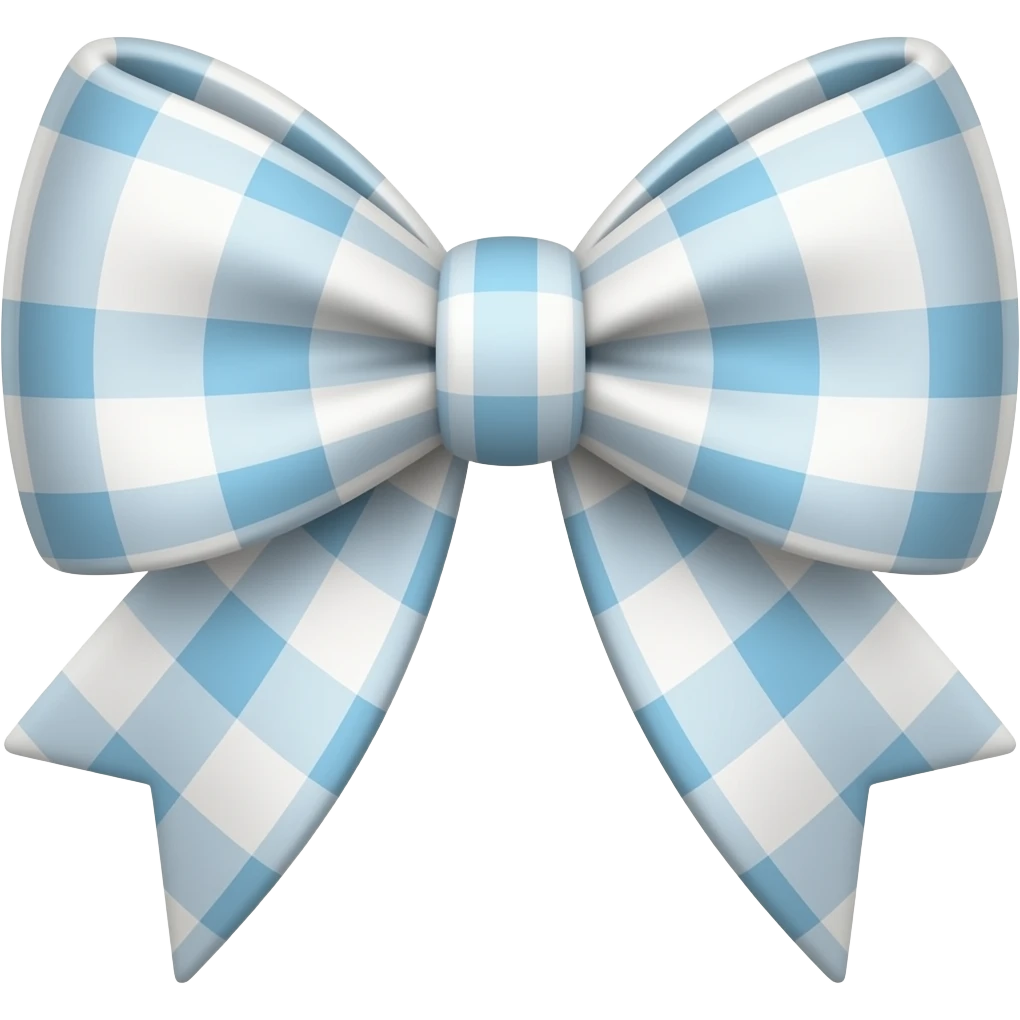 Create a preppy bow emoji