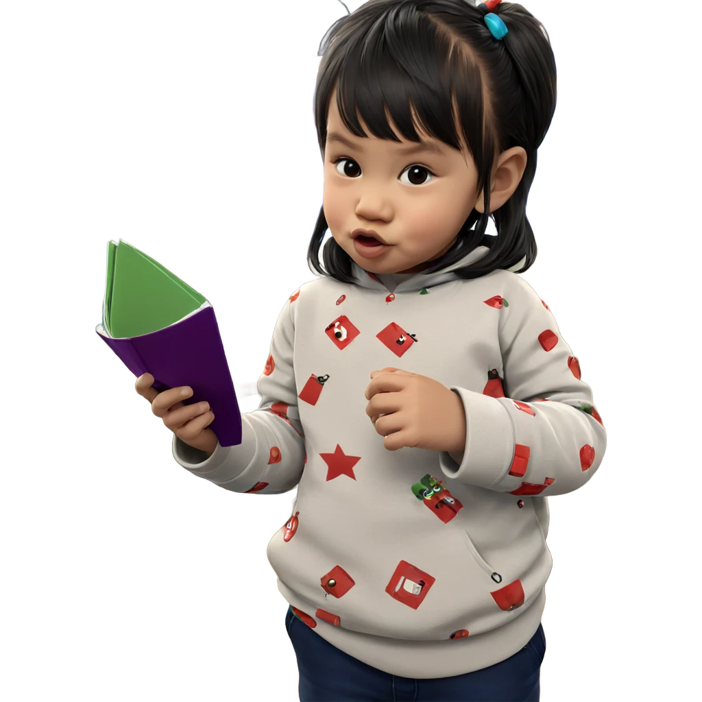 reading by the christmas tree emoji