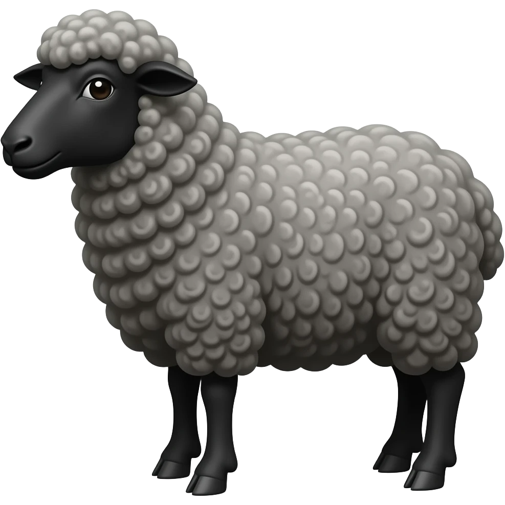 black sheep emoji