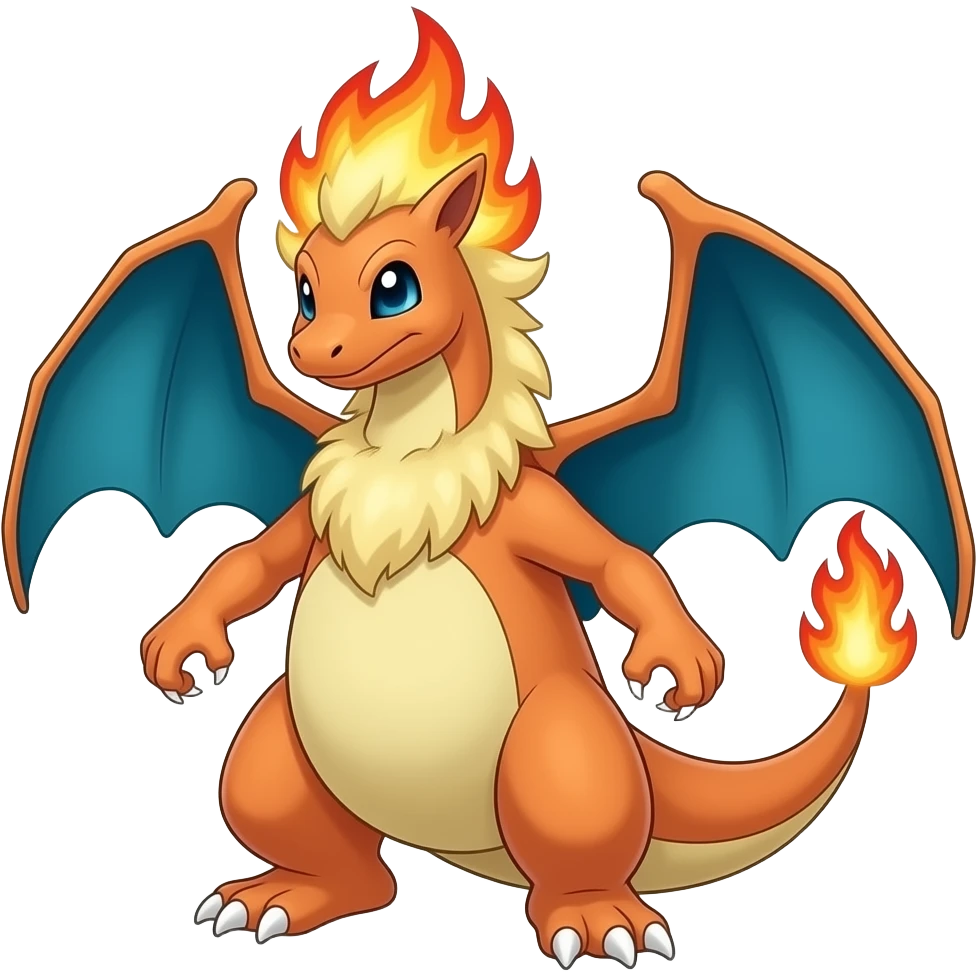 Charizard Flareon mix emoji