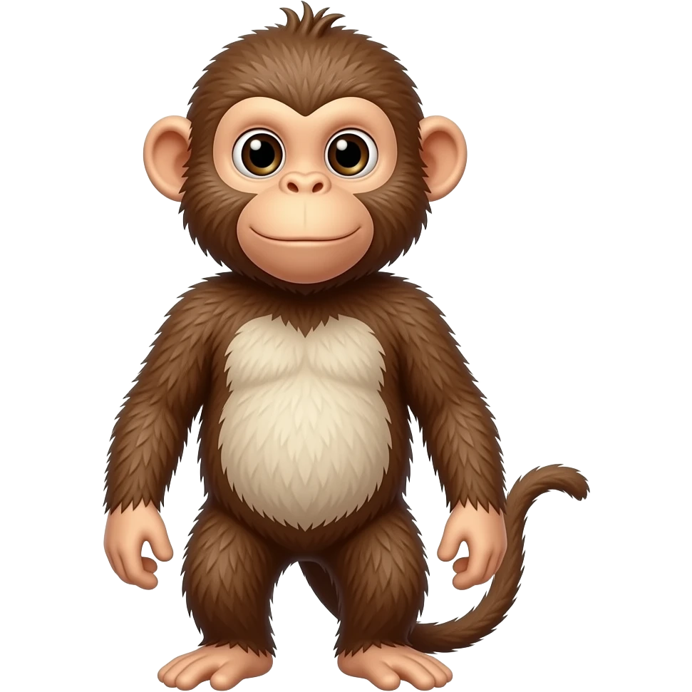 Un singe qui a faim emoji