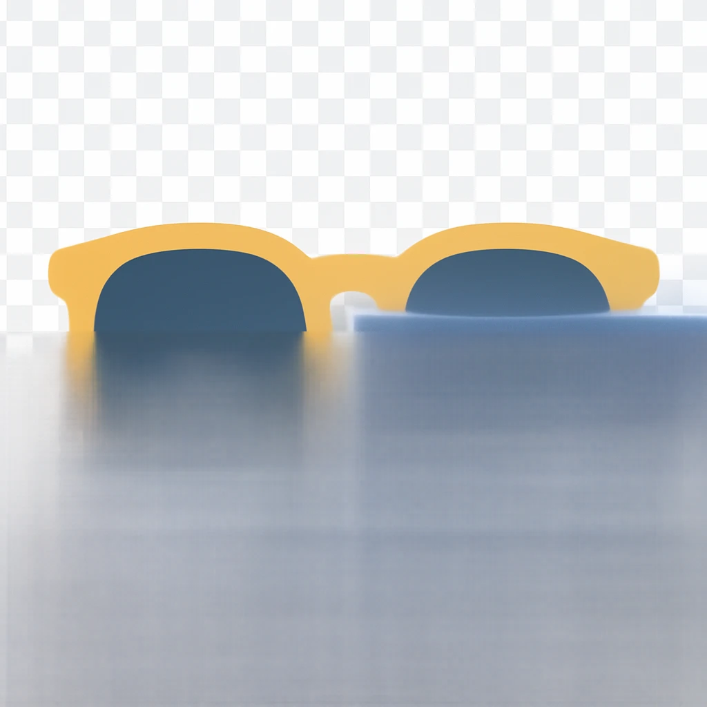 a pair of sunglasses emoji