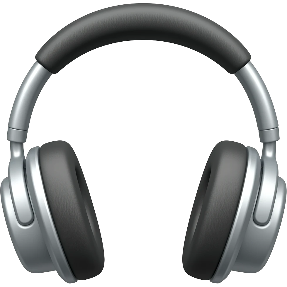 Unos audífonos emoji